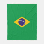 Flagge Brasiliens Bandeira do Brasil Medium Fleecedecke (Vorderseite)