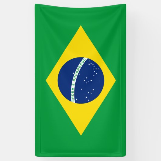 Flagge Brasiliens Banner (Vertikal)
