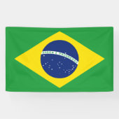 Flagge Brasiliens Banner (Horizontal)