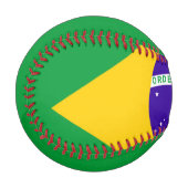 Flagge Brasiliens Baseball (Vorderseite Links)