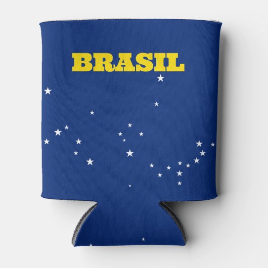 Flagge Brasiliens | Brasil Verde Amarelo Dosenkühler (Vorderseite)