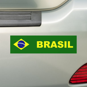 Flagge Brasiliens / Brasilien Autoaufkleber