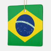 Flagge Brasiliens (Brasilien) Keramikornament (Links)