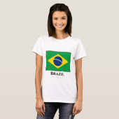 Flagge Brasiliens (Brasilien) T-Shirt (Vorne ganz)