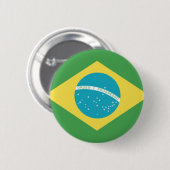 Flagge Brasiliens Button (Vorne & Hinten)