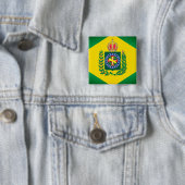 Flagge Brasiliens Button (Beispiel)