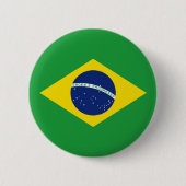 Flagge Brasiliens Button (Vorderseite)