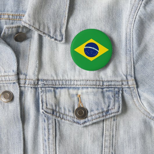 Flagge Brasiliens Button (Beispiel)
