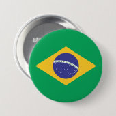 Flagge Brasiliens Button (Vorne & Hinten)