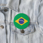 Flagge Brasiliens Button (Beispiel)