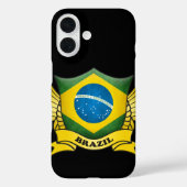 Flagge Brasiliens Case-Mate iPhone Hülle (Rückseite)