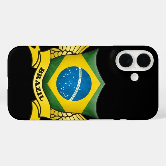 Flagge Brasiliens Case-Mate iPhone Hülle (Rückseite (Horizontal))