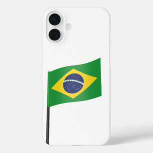 Flagge Brasiliens iPhone 16 Plus Hülle