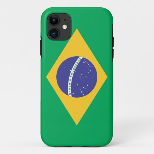 Flagge Brasiliens Case-Mate iPhone Hülle (Rückseite)