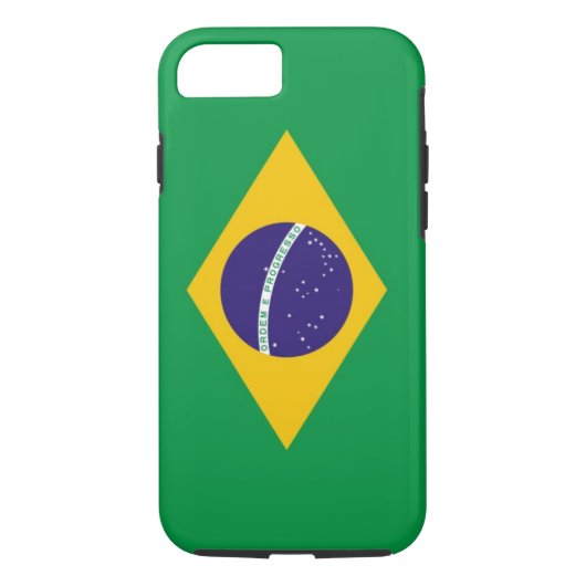 Flagge Brasiliens Case-Mate iPhone Hülle (Rückseite)