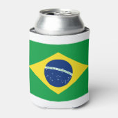 Flagge Brasiliens Dosenkühler (Kanne Vorderseite)