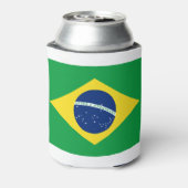 Flagge Brasiliens Dosenkühler (Kanne Rückseite)