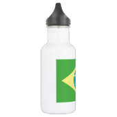 Flagge Brasiliens Edelstahlflasche (Links)