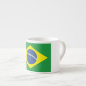 Flagge Brasiliens Espressotasse (Vorderseite Rechts)
