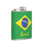 Flagge Brasiliens Flachmann (Rechts)