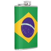 Flagge Brasiliens Flachmann (Rechts)