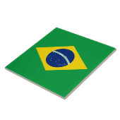 Flagge Brasiliens Fliese (Seite)