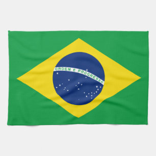 Flagge Brasiliens Geschirrtuch