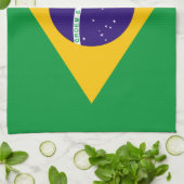 Flagge Brasiliens Geschirrtuch (Gefaltet)