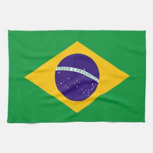 Flagge Brasiliens Geschirrtuch