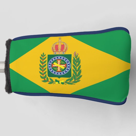 Flagge Brasiliens Golf Headcover (Vorderseite)