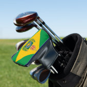 Flagge Brasiliens Golf Headcover (In Situ)