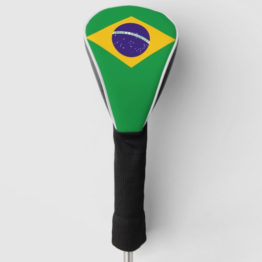 Flagge Brasiliens Golf Headcover (Vorderseite)