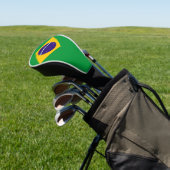Flagge Brasiliens Golf Headcover (In SItu)