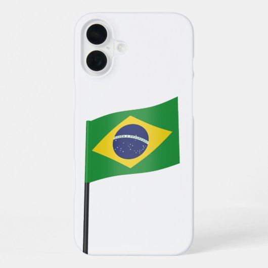 Flagge Brasiliens iPhone Hülle (Rückseite)