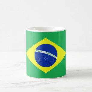 Flagge Brasiliens Kaffeetasse
