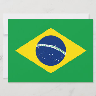 Flagge Brasiliens Karte