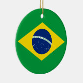 Flagge Brasiliens Keramik Ornament (Rechts)