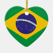 Flagge Brasiliens Keramik Ornament (Vorne)