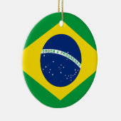 Flagge Brasiliens Keramik Ornament (Rechts)