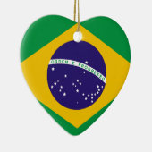 Flagge Brasiliens Keramik Ornament (Rechts)