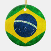 Flagge Brasiliens Keramik Ornament (Vorne)