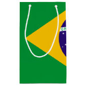 Flagge Brasiliens Kleine Geschenktüte (Rückseite)