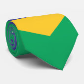 Flagge Brasiliens Krawatte (Gerollt)