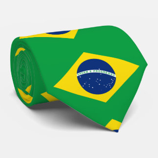 Flagge Brasiliens Krawatte