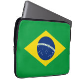 Flagge Brasiliens Laptopschutzhülle (Vorne Rechts)
