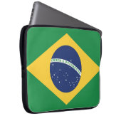Flagge Brasiliens Laptopschutzhülle (Vorne Rechts)