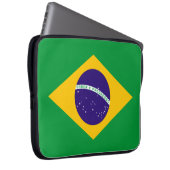 Flagge Brasiliens Laptopschutzhülle (Vorne Rechts)