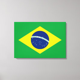 Flagge Brasiliens Leinwanddruck