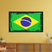 Flagge Brasiliens Leinwanddruck (Insitu (Wohnzimmer))