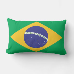 Flagge Brasiliens Lendenkissen